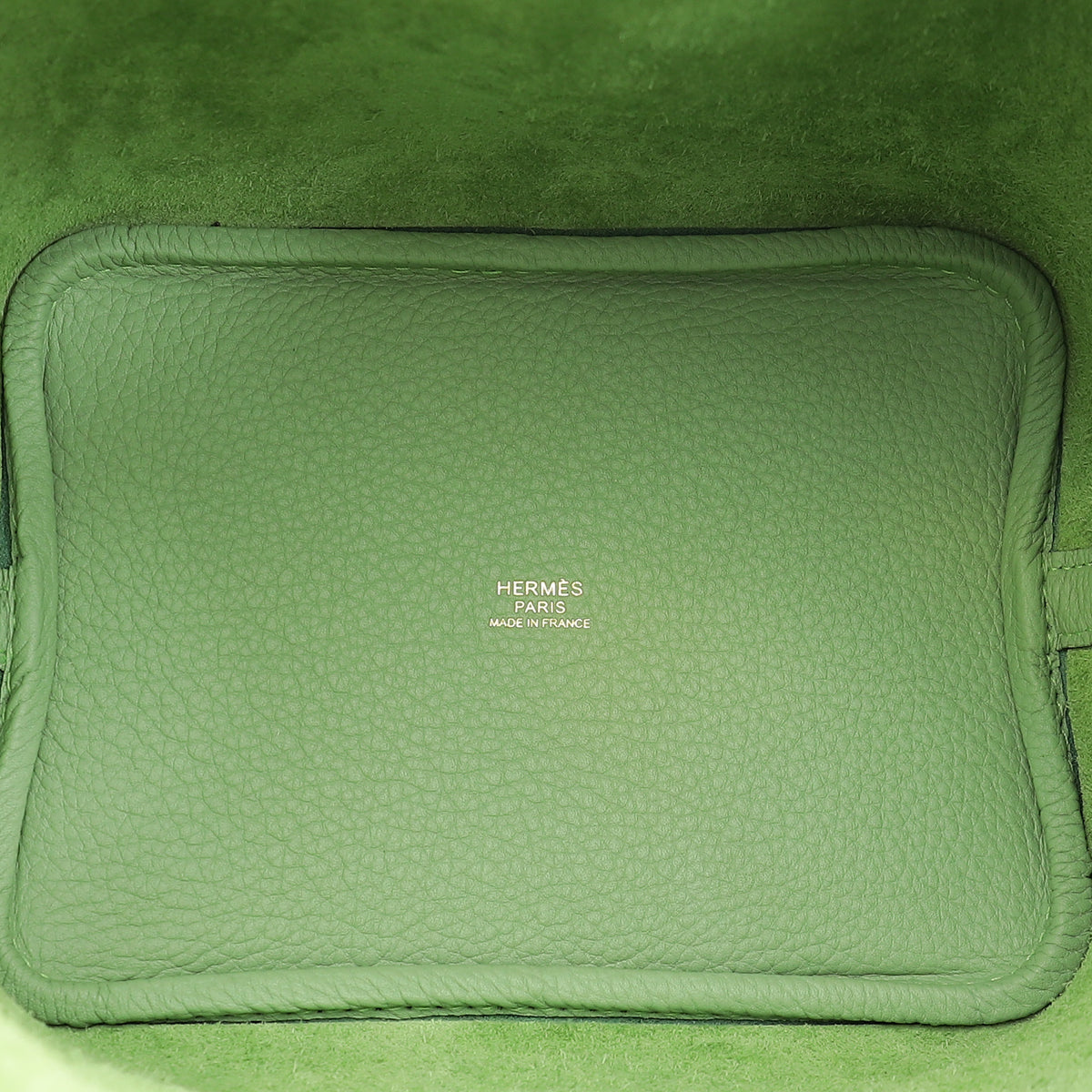 Hermes Vert Criquet Picotin Lock 18 Bag