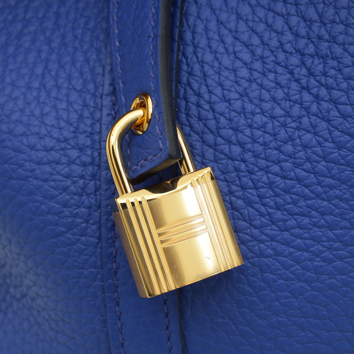 Hermes Electric Blue Picotin Lock 18 Bag