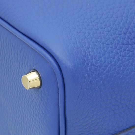 Hermes Electric Blue Picotin Lock 18 Bag