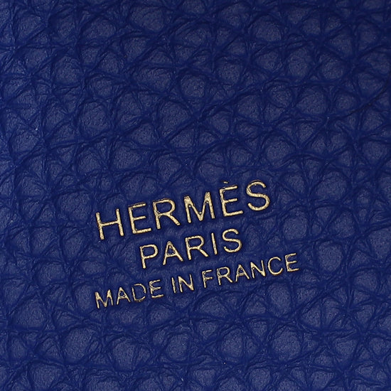 Hermes Electric Blue Picotin Lock 18 Bag