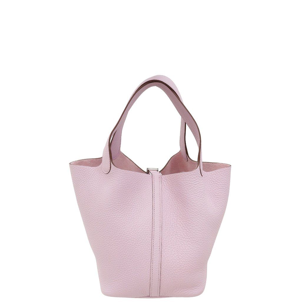 Hermes Mauve Sylvestre Picotin Lock 22 Bag-Hermes-THE CLOSET