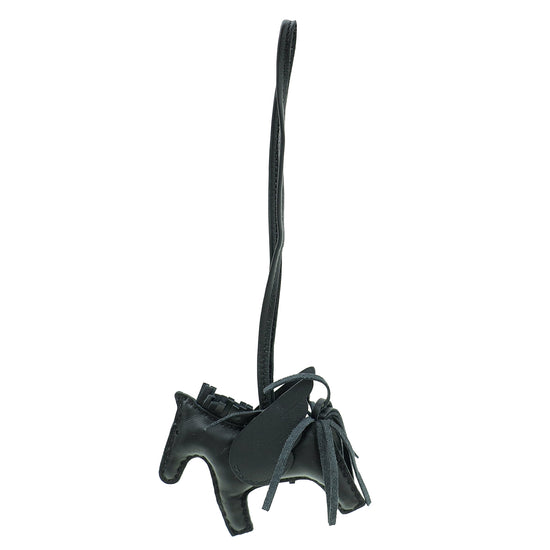 Hermes Noir Pegase Rodeo PM Bag Charm