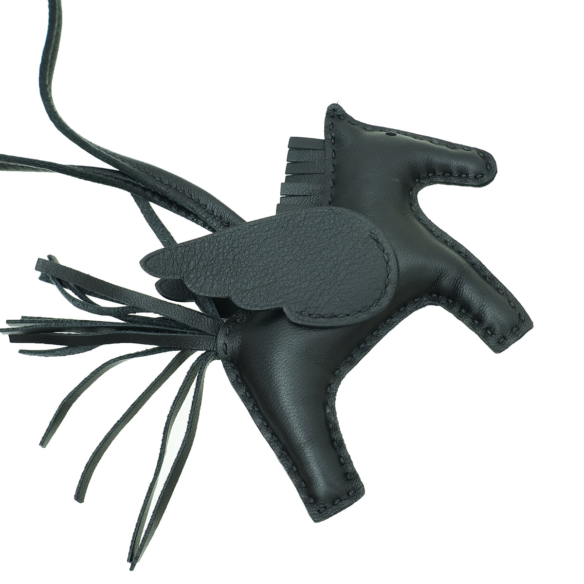 Hermes Noir Pegase Rodeo PM Bag Charm-Hermes-THE CLOSET