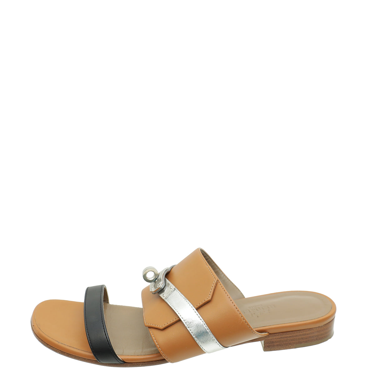 Hermes Bicolor Avenue Sandal 38