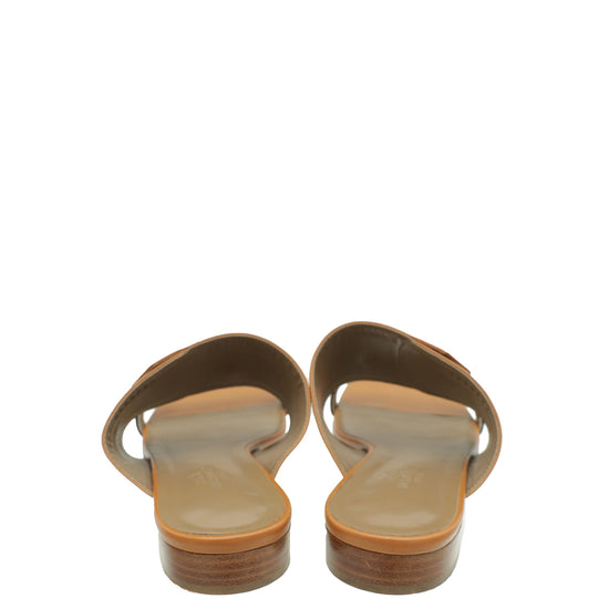 Hermes Bicolor Avenue Sandal 38