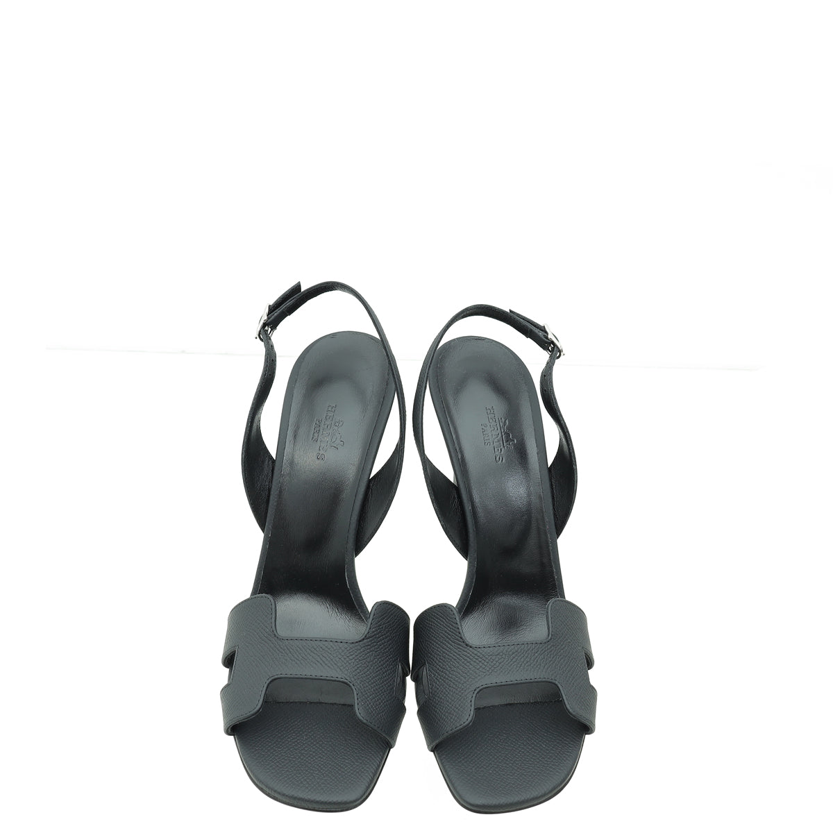 Hermes Noir Holy 105 Sandal 39.5