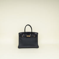 Hermes Noir Birkin 30 Touch Bag