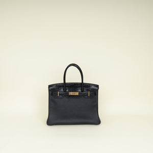 Hermes Noir Birkin 30 Touch Bag