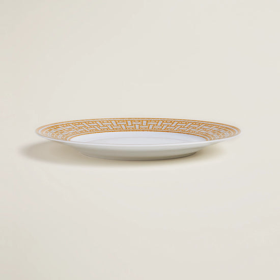 Hermes Porcelain Mosaique Au 24 Gold Dinner Plate (Set of 2)