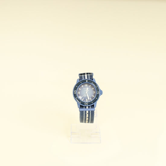 Blancpain Blue x Swatch Fifty Fathoms Atlantic Ocean 42mm Watch