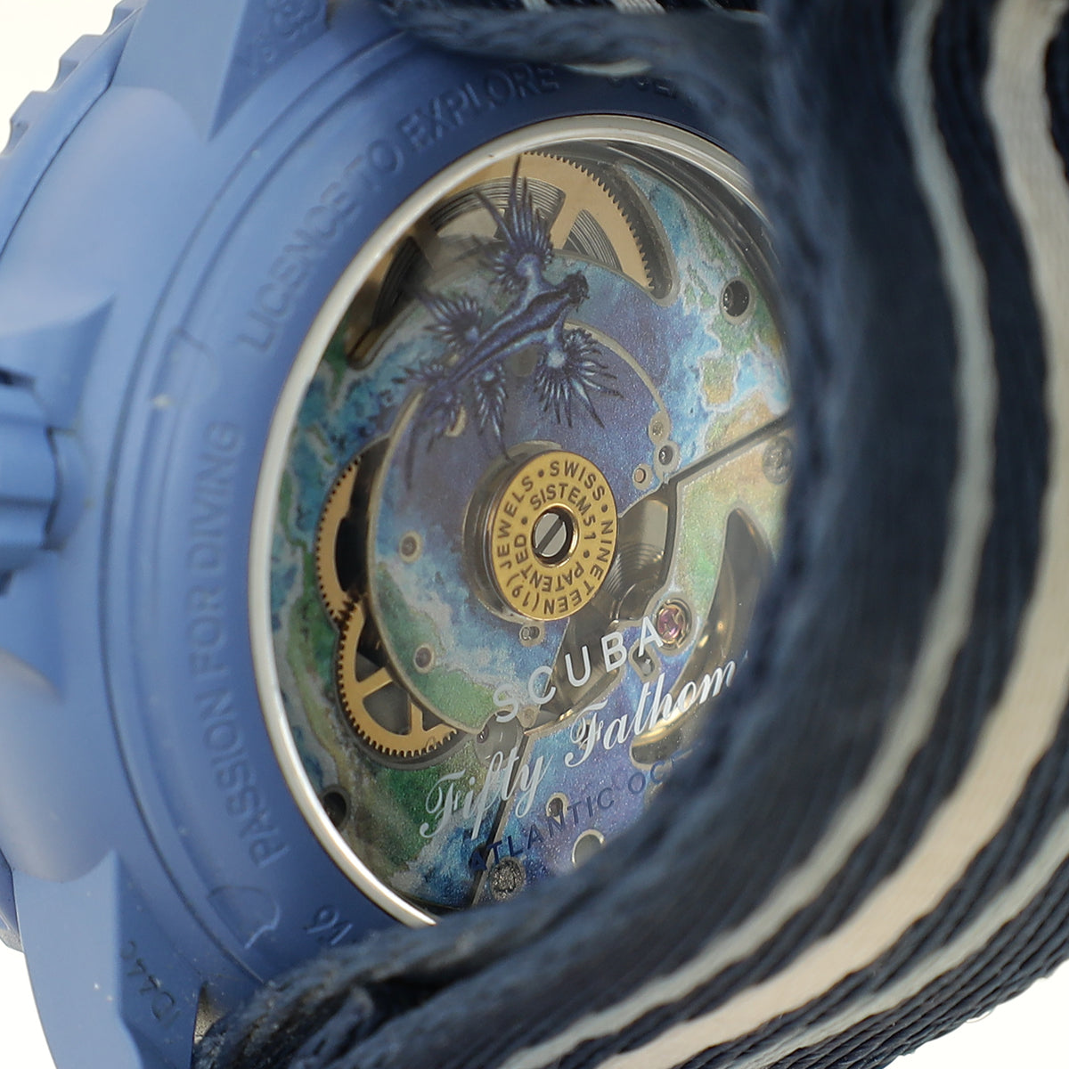 Blancpain Blue x Swatch Fifty Fathoms Atlantic Ocean 42mm Watch