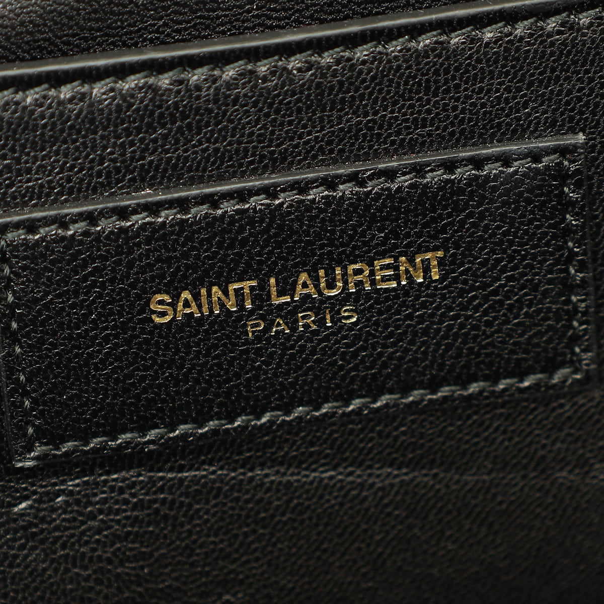 YSL Black Suede Classic Monogram Kate Tassel Medium Bag