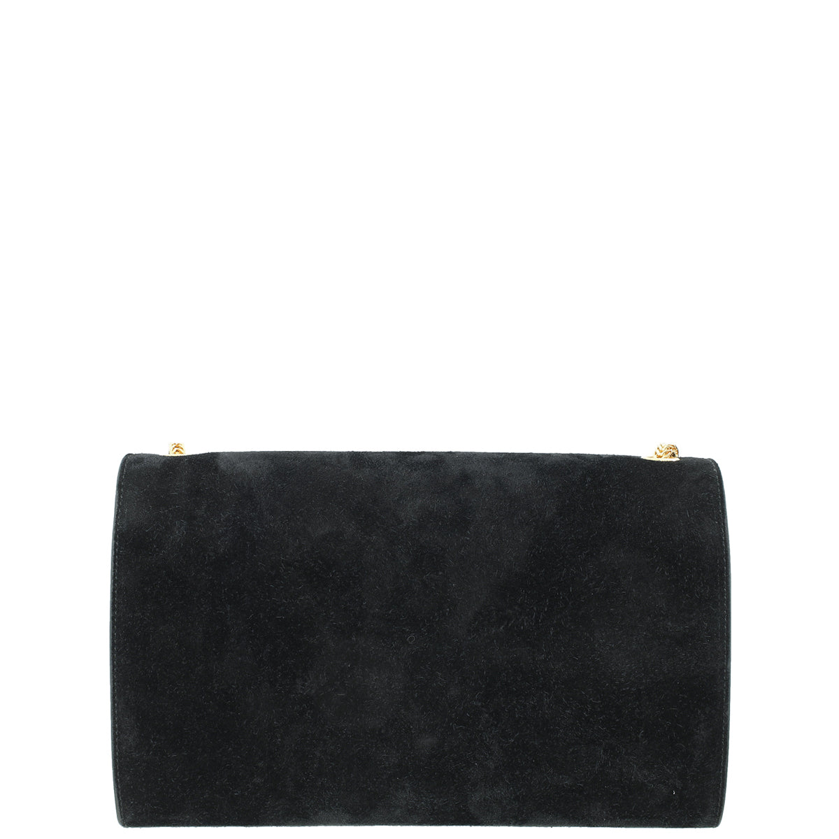 YSL Black Suede Classic Monogram Kate Tassel Medium Bag-YSL-THE CLOSET