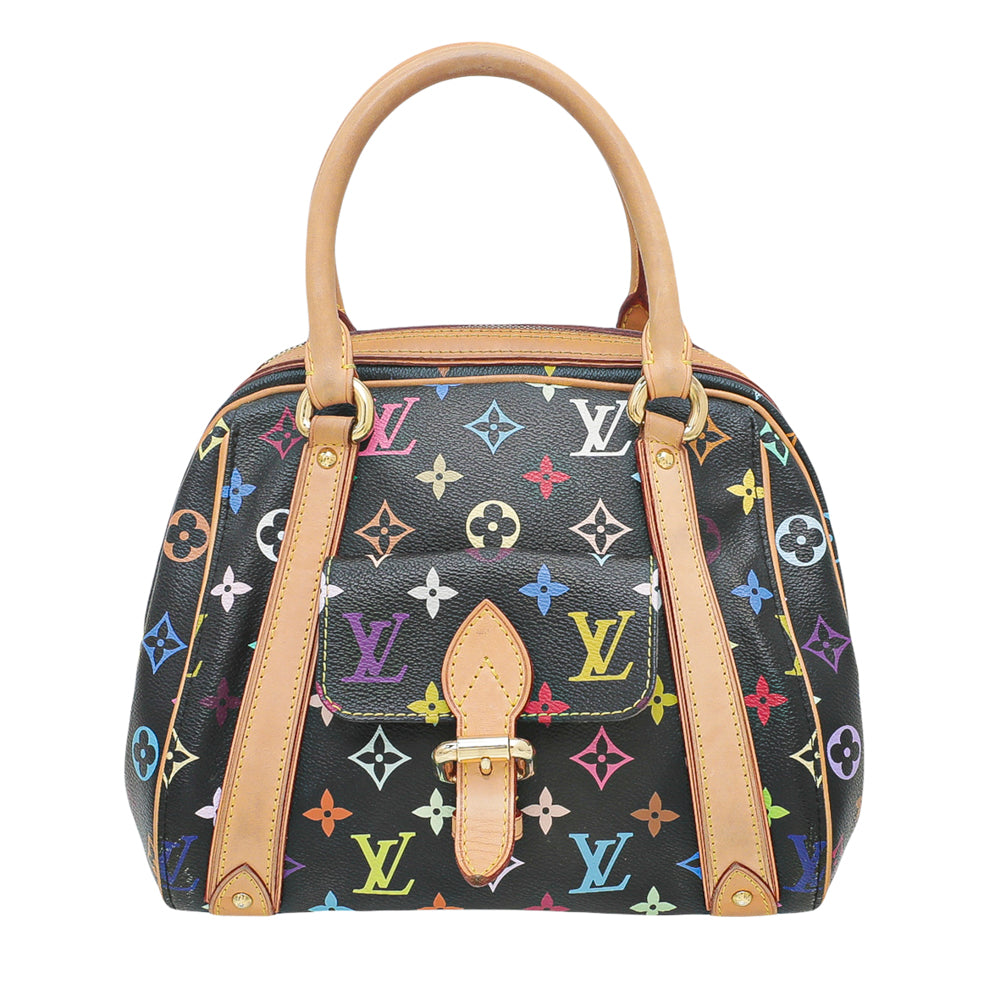 Louis Vuitton Black Multicolor Priscilla Bag
