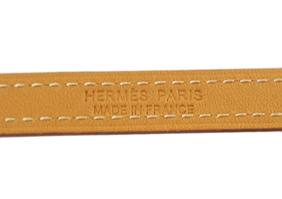 Hermes Granville Caramel Double Tour Bracelet