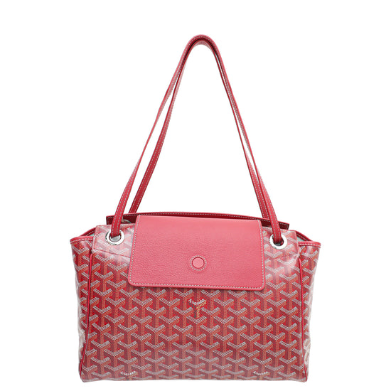 Goyard Rouette Bag Coated Canvas PM Red 1588931