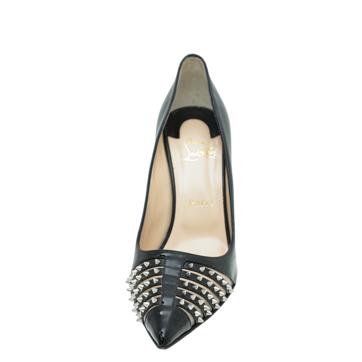 Christian Louboutin Black Bareta 100 Pump 40-Christian Louboutin-THE CLOSET