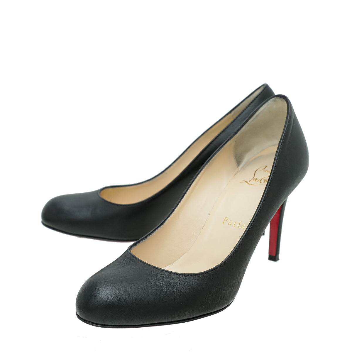Christian Louboutin Black Simple Pump 36-Christian Louboutin-THE CLOSET