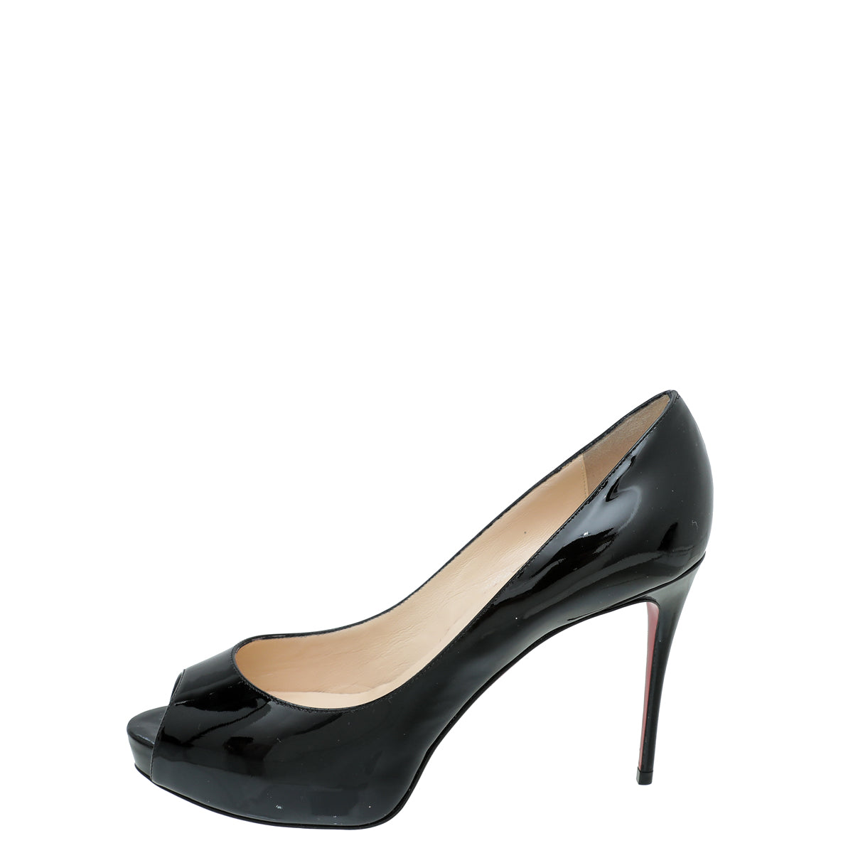 Christian Louboutin Black New Very Prive 100 Pumps 38.5