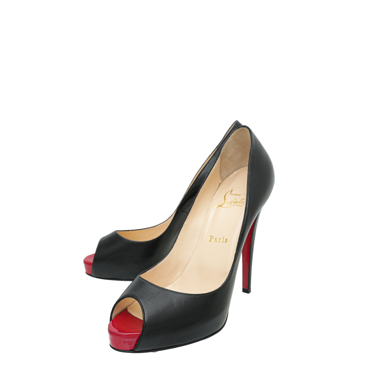 Christian Louboutin Black Very Prive Pump 40-Christian Louboutin-THE CLOSET