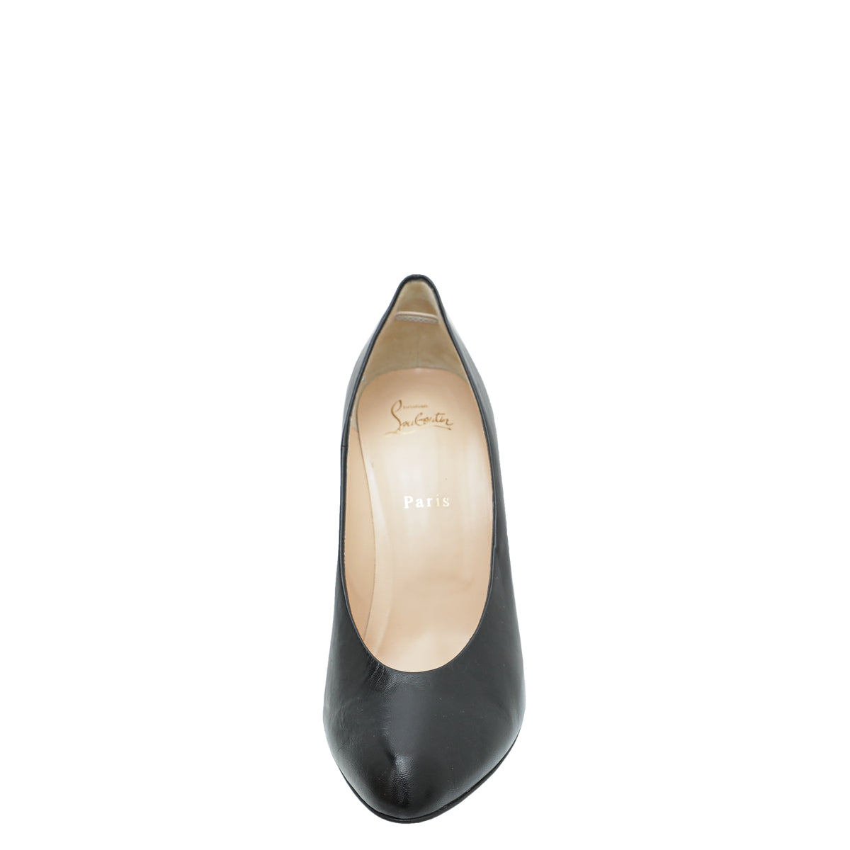 Christian Louboutin Black Round Toe Calfskin Pump 41-Christian Louboutin-THE CLOSET