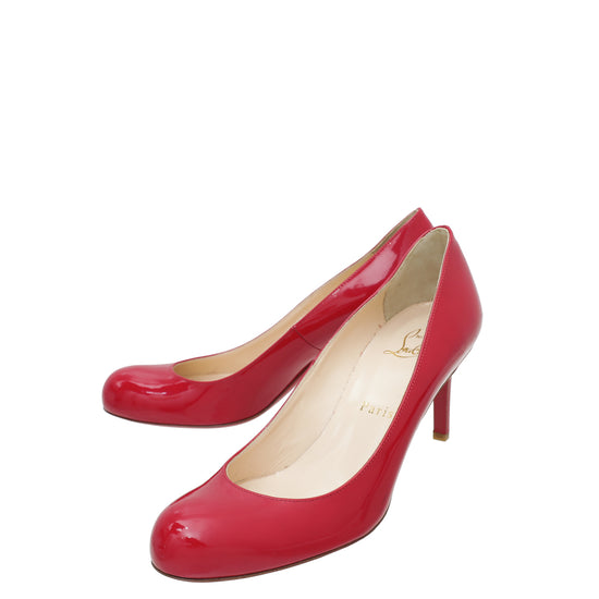 Christian Louboutin Red Simple Pump 37