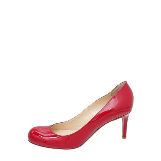 Christian Louboutin Red Simple Pump 37