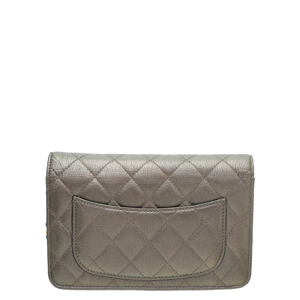 Chanel Dark Bronze CC Classic Wallet On Chain-Chanel-THE CLOSET