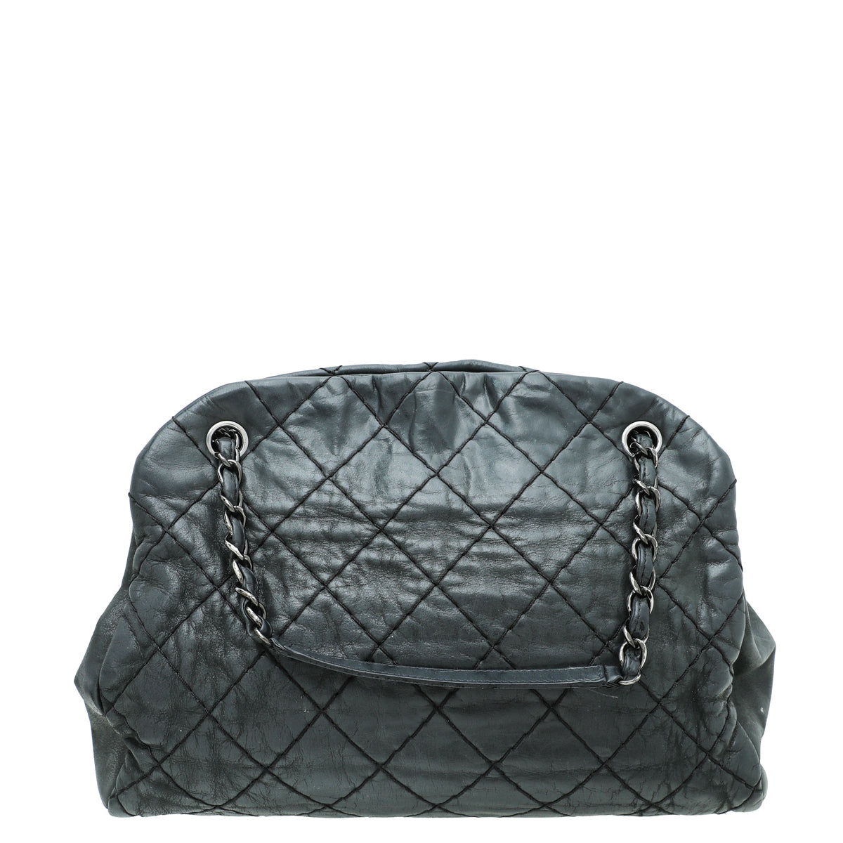Chanel Black Just Mademoiselle Bowler Medium Bag-Chanel-THE CLOSET