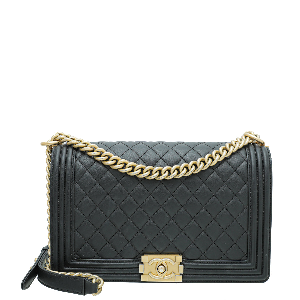 Chanel Black Le Boy New Medium Flap Bag-Chanel-THE CLOSET