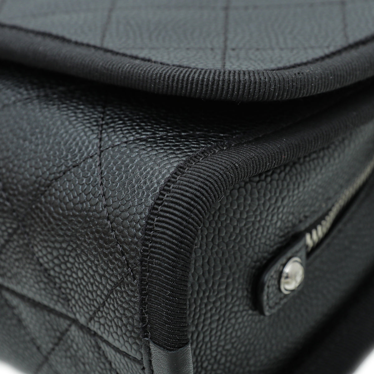 Chanel Black CC Top Handle Flap Bag