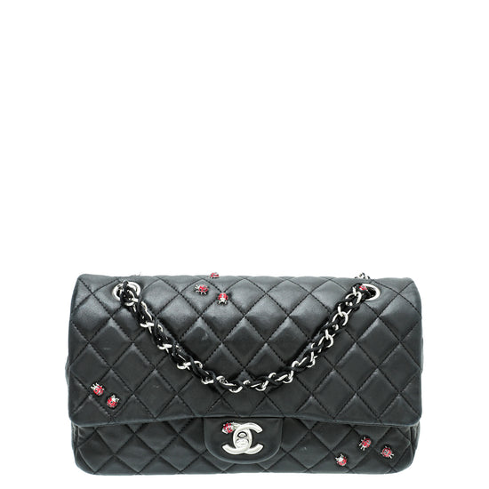 Chanel Black CC Ladybug Flap Medium Bag – The Closet