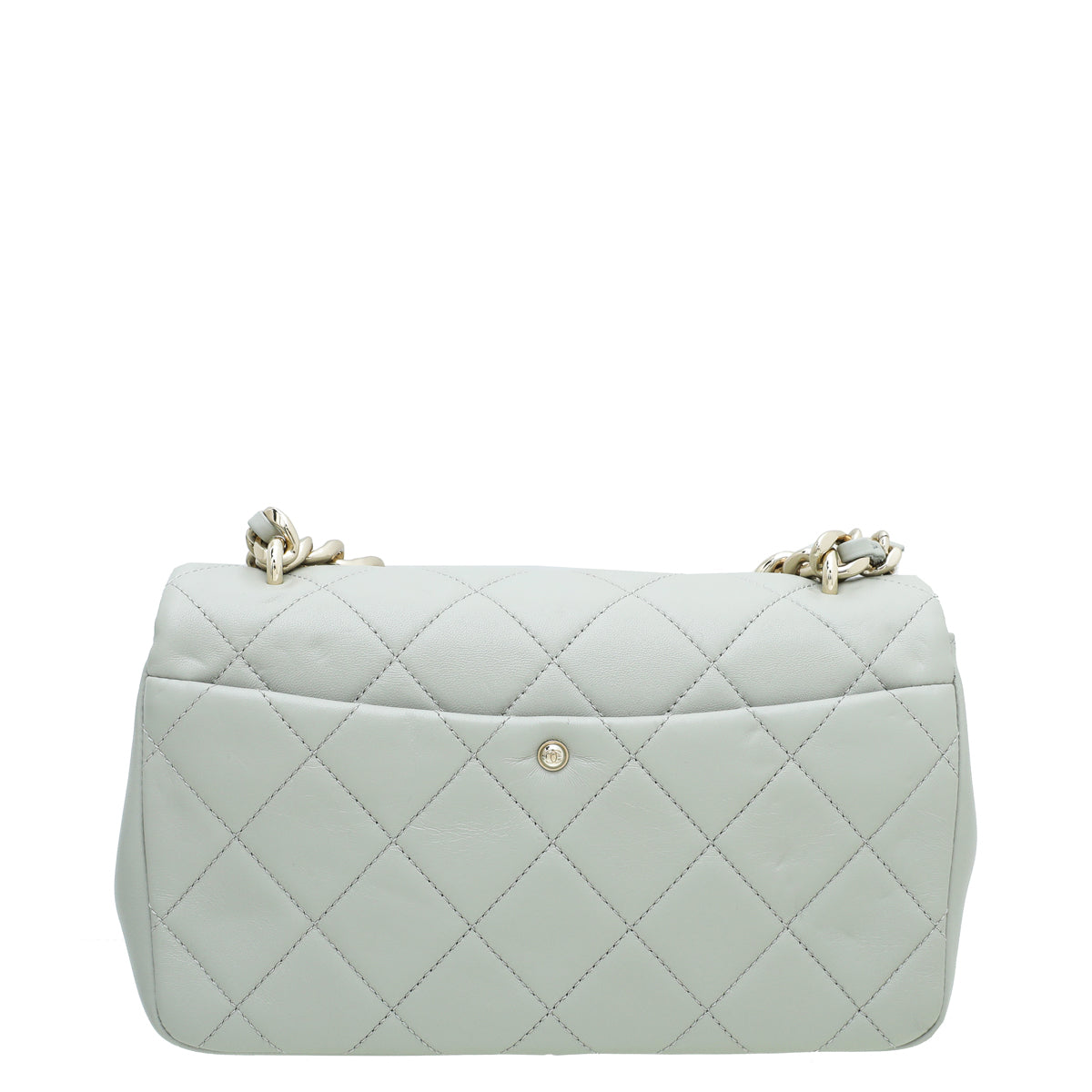 Chanel Grey CC Resin Bi-Color Chain Flap Medium Bag-Chanel-THE CLOSET