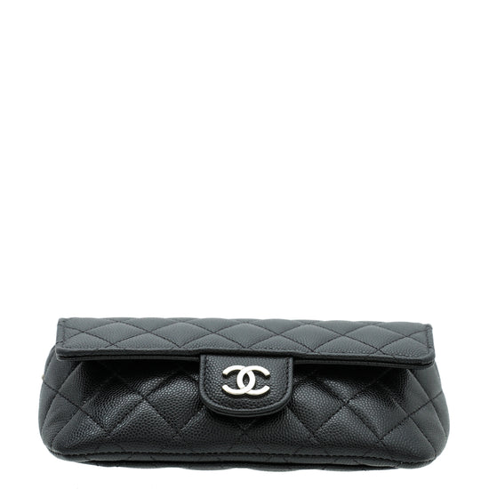 Chanel Black CC Glasses Case With Chain – The Closet