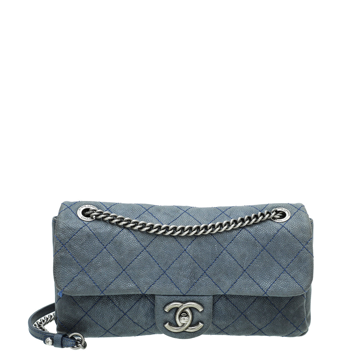 Chanel Blue CC Flap Chain Bag-Chanel-THE CLOSET