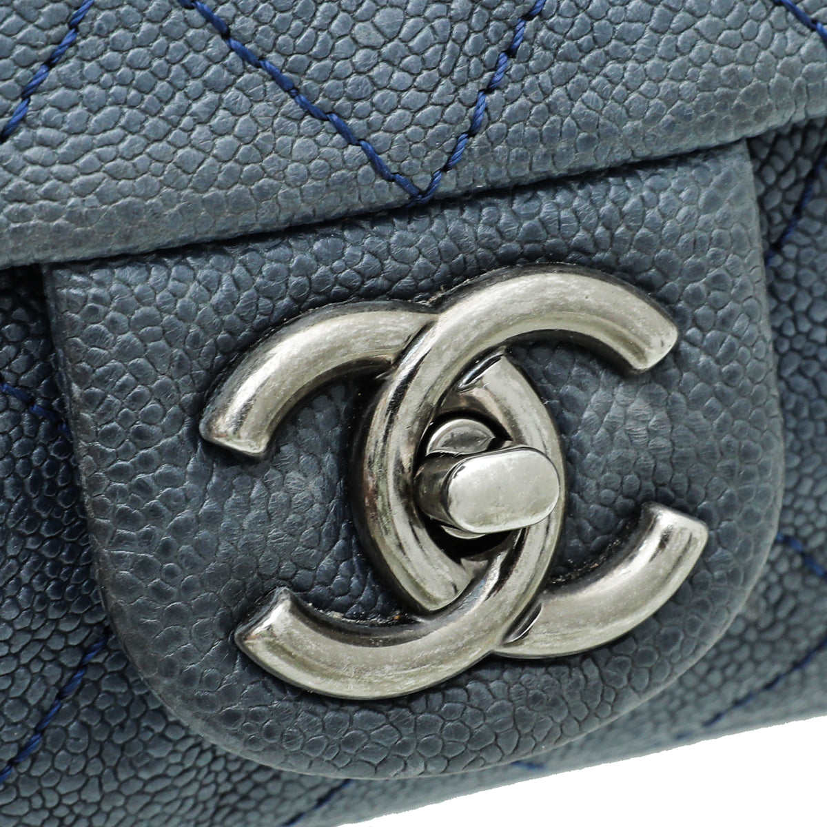 Chanel Blue CC Flap Chain Bag