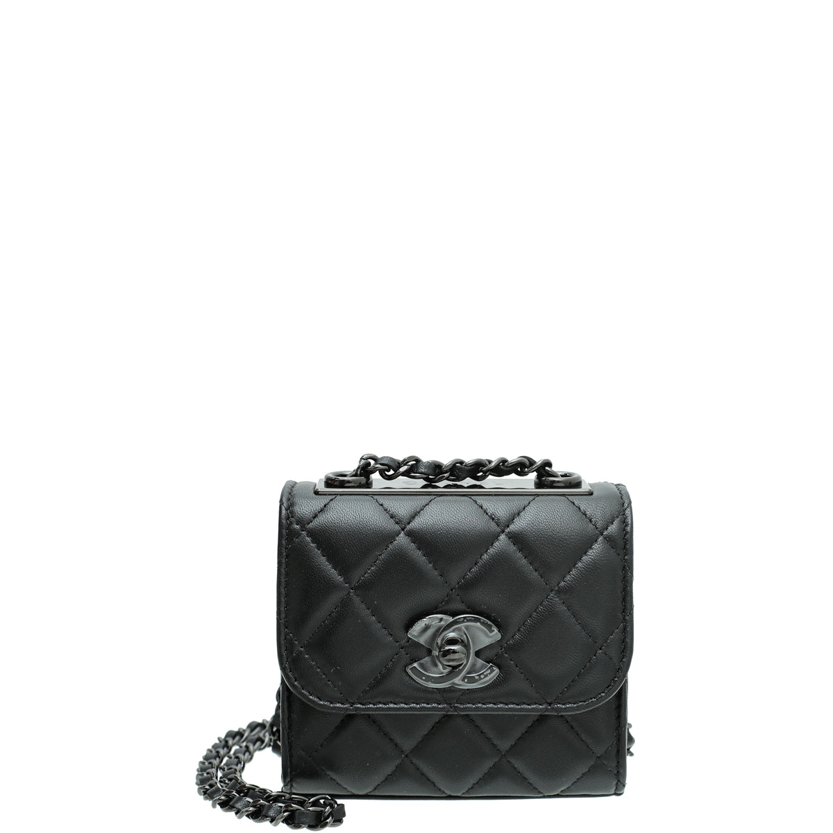 Chanel  19 Clutch on Chain  Black Lambskin  Immaculate  Bagista