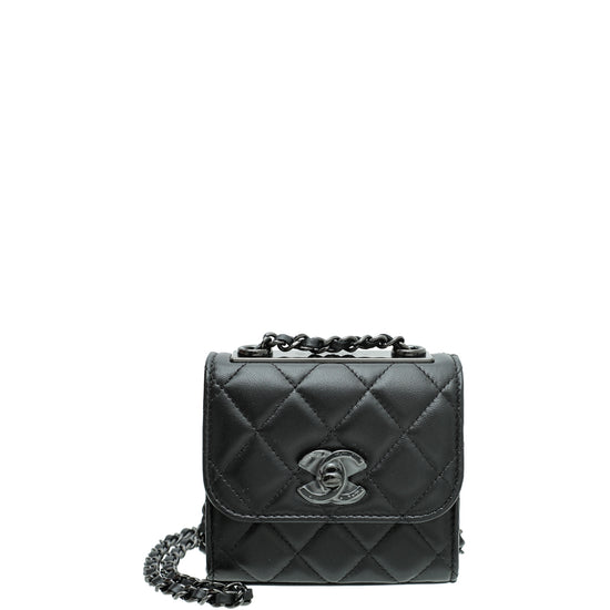 Chanel Clutch with Chain 2022-23FW, Black, One Size