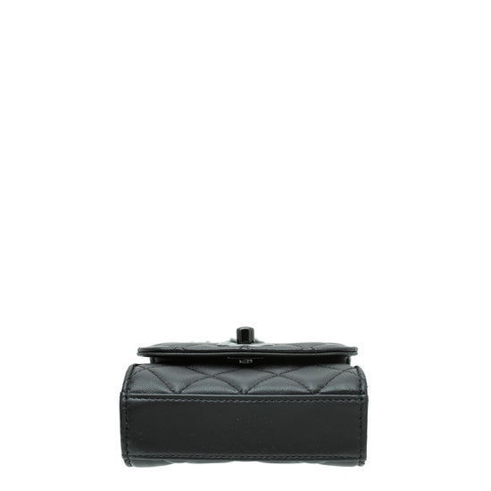 Chanel Black CC Classic Double Flap Small Bag – The Closet