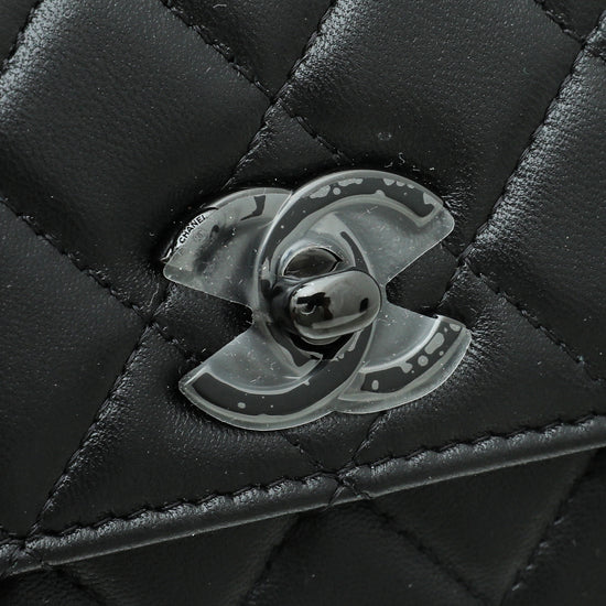 Chanel Black CC Chain Handle Small Flap Bag – The Closet