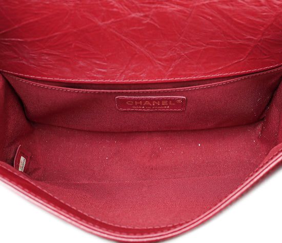 Chanel Red Le Boy Glazed Chain Medium Bag – The Closet