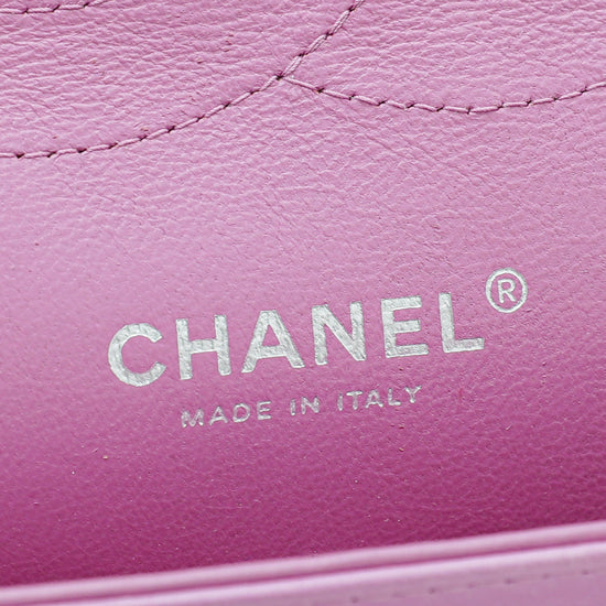 Chanel Mauve CC Classic Double Flap Jumbo Bag