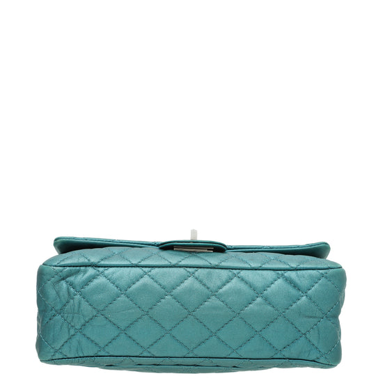 Chanel Metallic Teal 2.55 Reissue Double Flap 224 Bag – The Closet