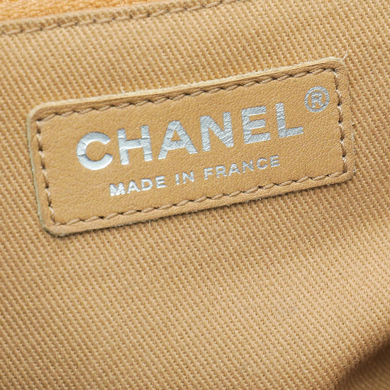 Chanel Camel Le Boy Cross Large Stitch Bag
