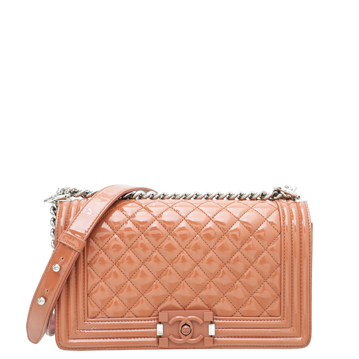 Chanel Brown Le Boy Medium Bag-Chanel-THE CLOSET