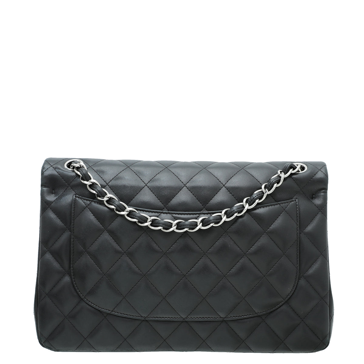 Chanel Black CC Classic Double Flap Jumbo Bag-Chanel-THE CLOSET