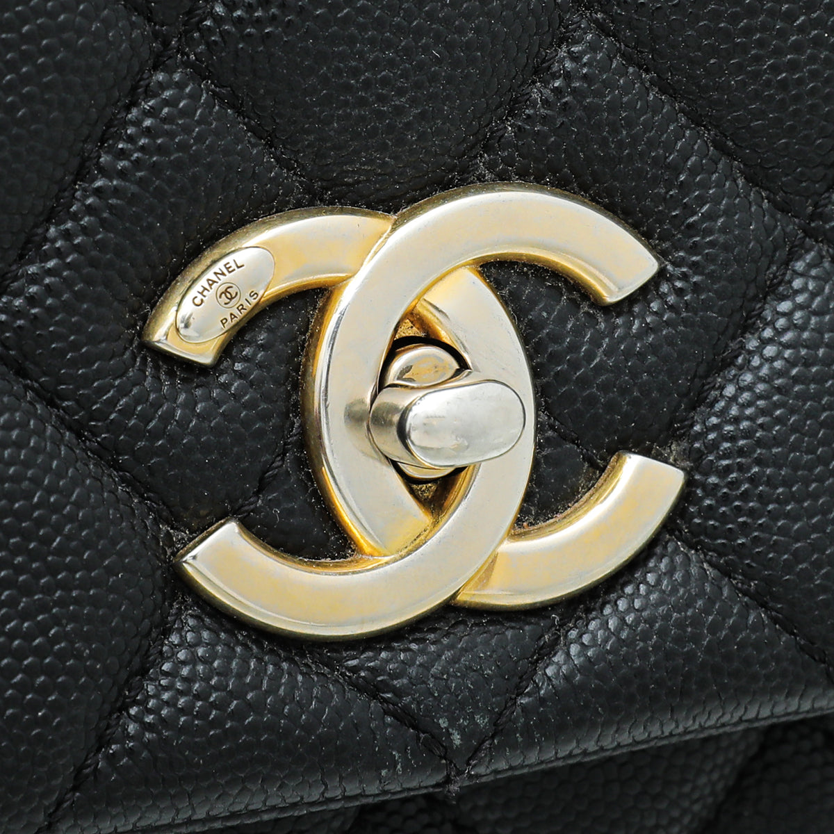 Chanel Black CC Coco Handle Small Bag