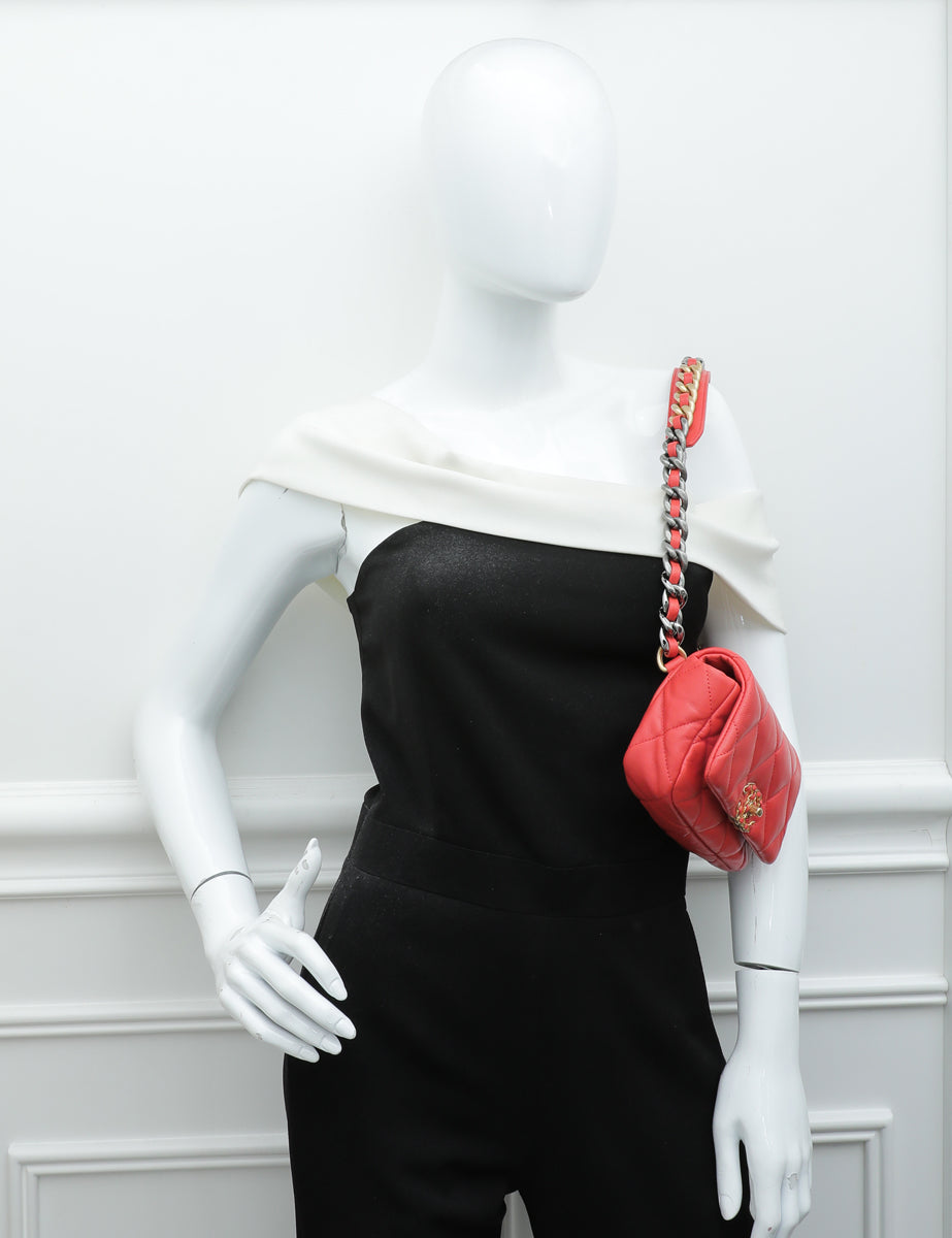 Chanel Coral CC 19 Waist Bag