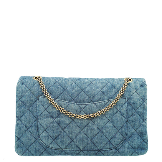 2.55 crossbody bag Chanel Blue in Denim - Jeans - 36038613