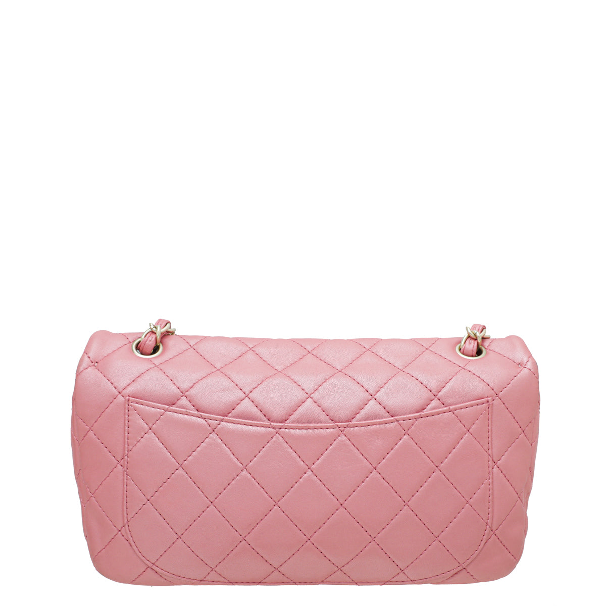 Chanel Pink CC Crystal Single Flap Jumbo Bag-Chanel-THE CLOSET